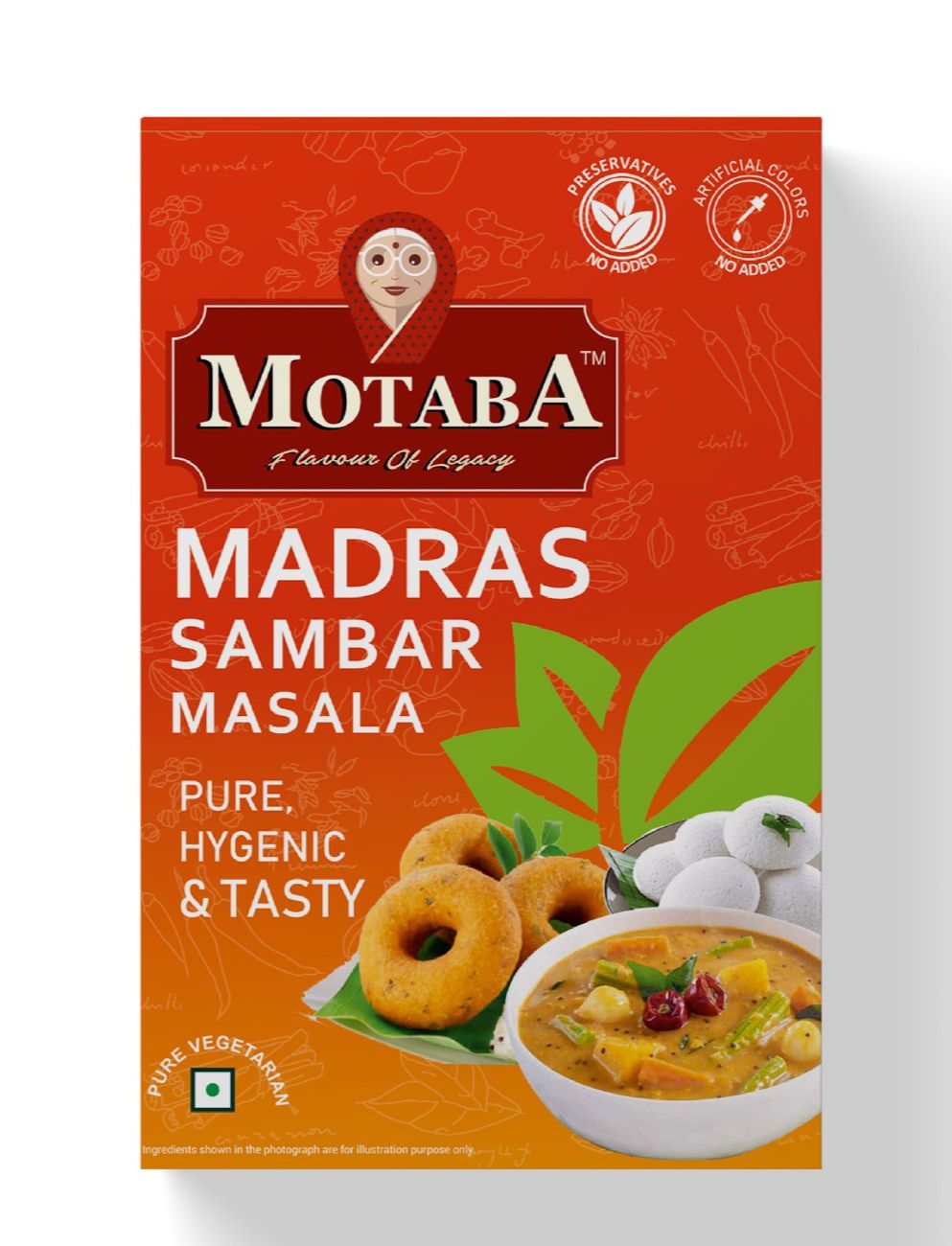 MOTABA Madras Sambar Masala, 100 gm
