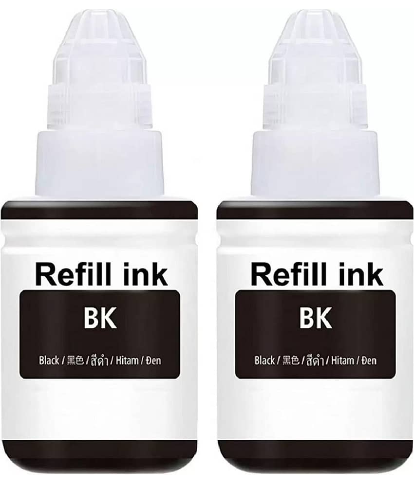 zokio For Gi-790 G2010 Black Pack of 2 Cartridge for Inkjet Printers G1000,G1010,G1100,G2000,G2002,G2010,G2012,G2100,G3000,G3010,G3012,G3100,G4000,G4010
