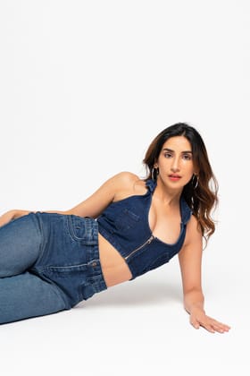 Euphoria Blue Women's Top XS