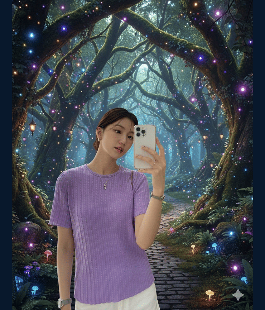 TarrenT HunT Women Cotton Blend Regular Fit Round Neck T-Shirt ( Purple )