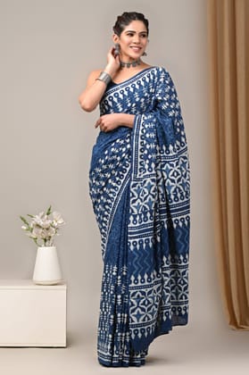 Jaipur Hand Block Print Saree
