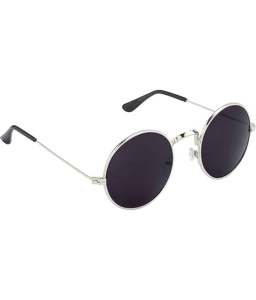Elligator Black Oval Sunglasses ( Pack of 1 )