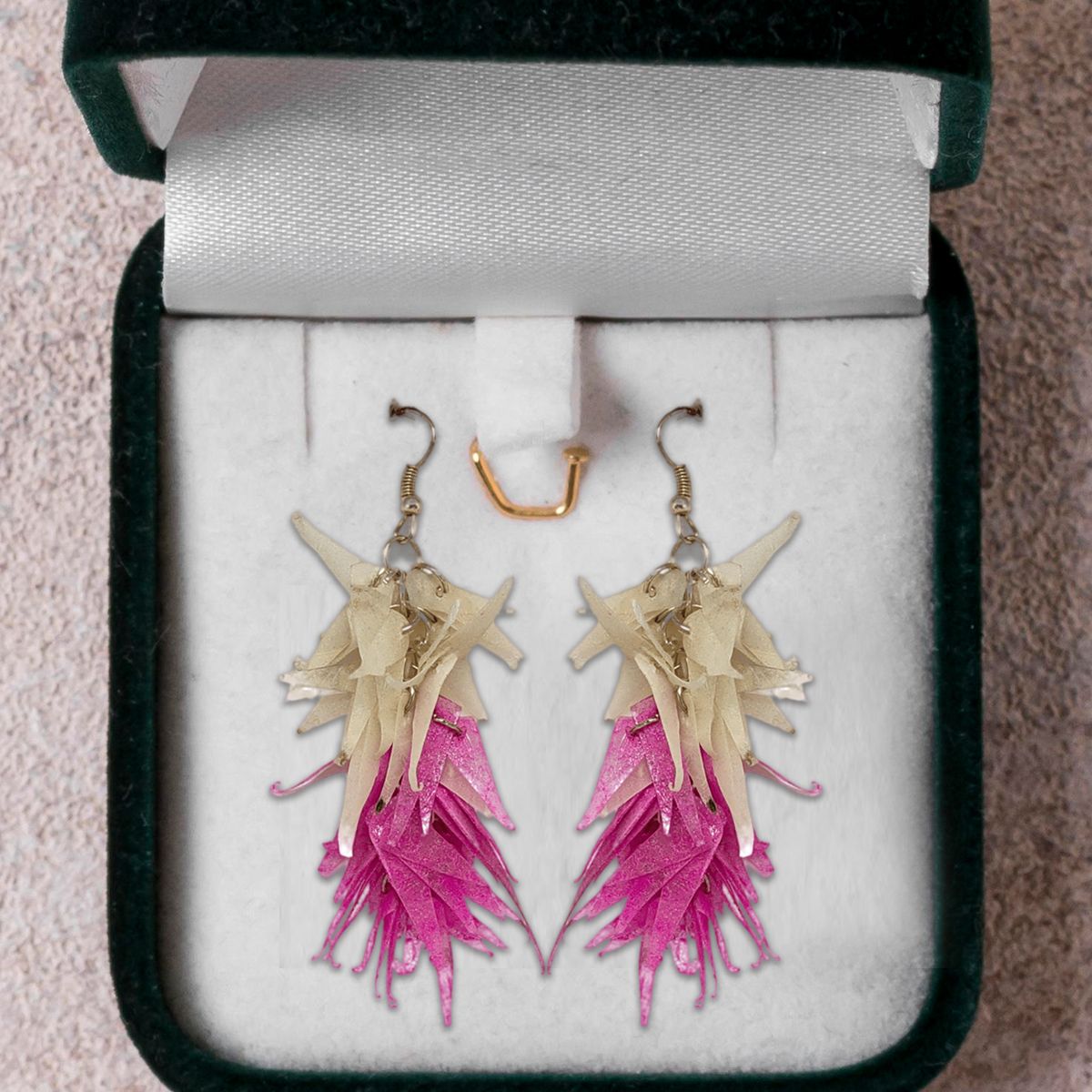 Handmade Fish Scale Earrings