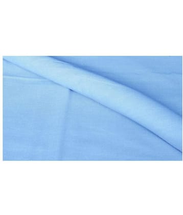 Makhanchor Blue 100 Percent Cotton Unstitched Shirt pc Single