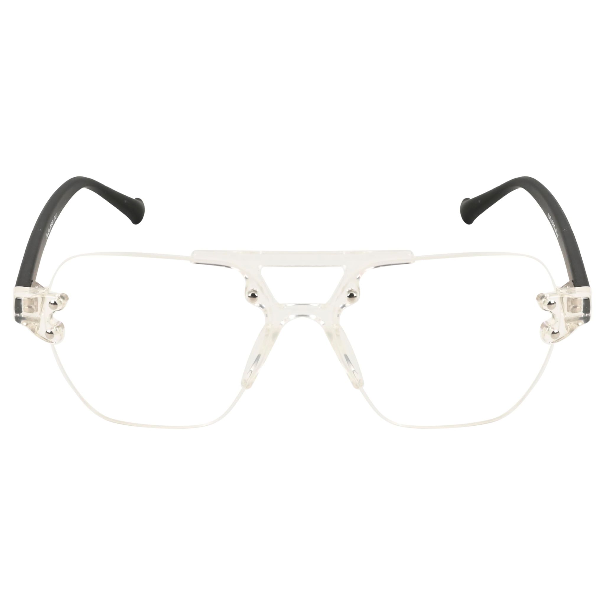 TERRY & CO | Zero Power Blue Cut Eyeglasses | Anti-Glare, UV Protection, Lightweight | For Gaming & Computer Use | Unisex | SHIEN WHITE