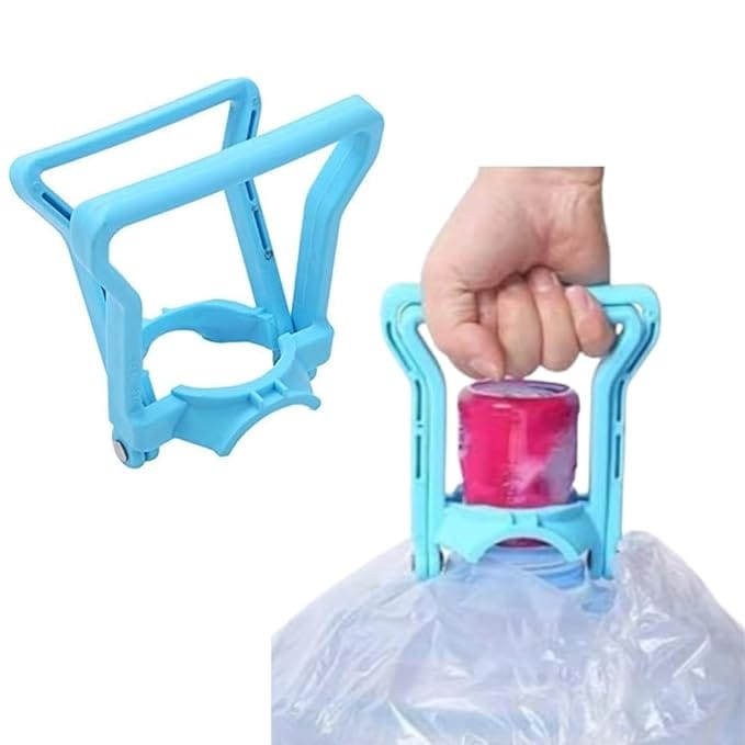 Water Can Lifter Handle Durable Grip for 20L & 25L Bottles | Easy Lift & Carry Water Bottle Holder | Strong Water Can Handle for Effortless Lifting (Pack of 1, Blue)