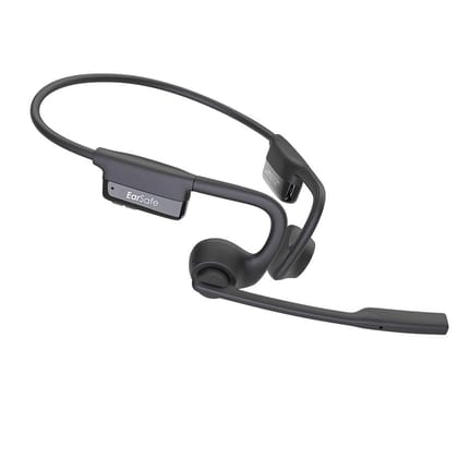 ng Earsafe Comm Open Ear Air Conduction Headphone, Noise Cancelling Boom Mic Earphone, Computer/PC/Laptop Use, 10M Fast C-Type Charge, 17H Playtime, Ideal for Home, Office, Zoom Meetings (Black) Black / Regular