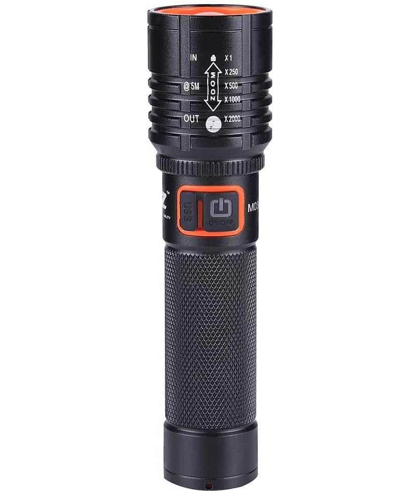 MZ - 3W Rechargeable Flashlight Torch ( Pack of 1 )