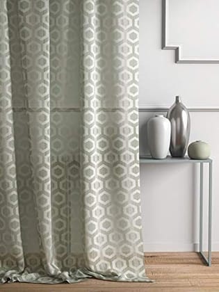 DDECOR - 100% PolyesterSheer PatternDoor 7 Ft|135 CM X 225 CM| - Grey
