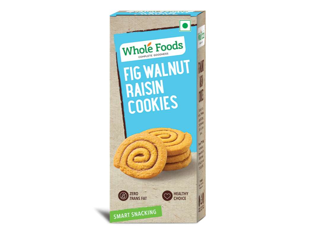 Whole Foods Fig Walnut Raisin | Eggless Cookies | 120G