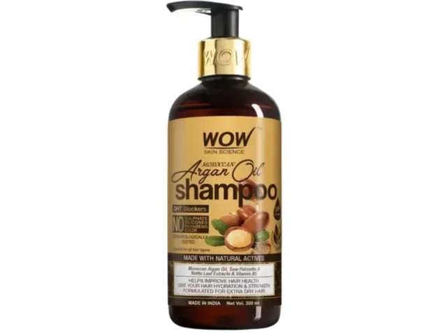WOW Skin Science Moroccan Argan Oil Shampoo (with DHT Blocker) - 300 mL