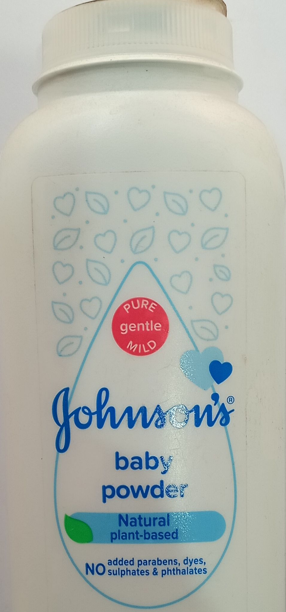 Johnson baby powder natural plant based 200g
