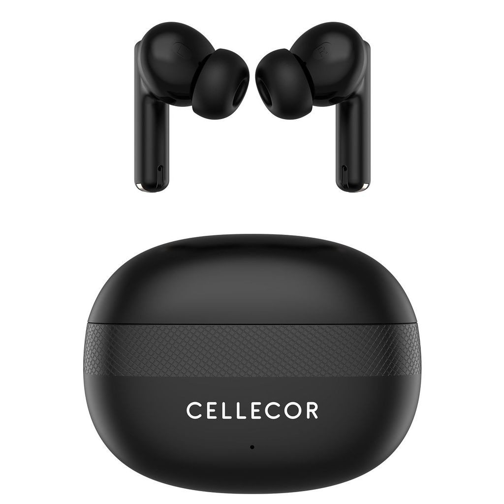 Cellecor BroPods C105 Tune TWS |45H Playtime, ENC, 5.3v, IPX5, 50ms Low Latency Gaming Bluetooth-Black