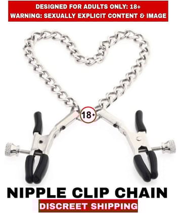 Male Adult sext toy Adjustable Nipple Clamps with Metal Chain Pleasure for Women, Decorative Clip for Pleasure Toys