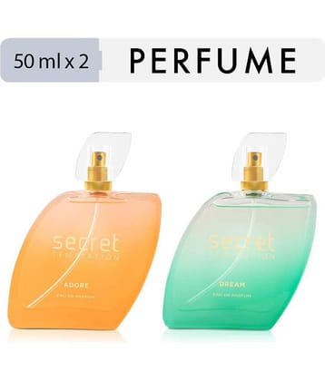 secret temptation Dream and Adore Edp - 50 ml each (Pack of 2) Eau de Parfum - 100 ml (For Women)