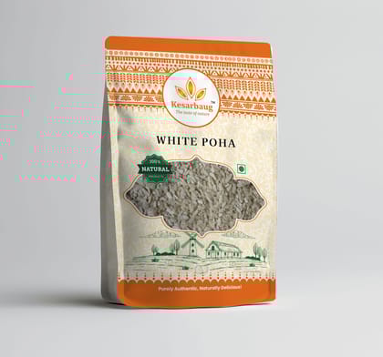 Kesarbaug White Poha, 500 gm