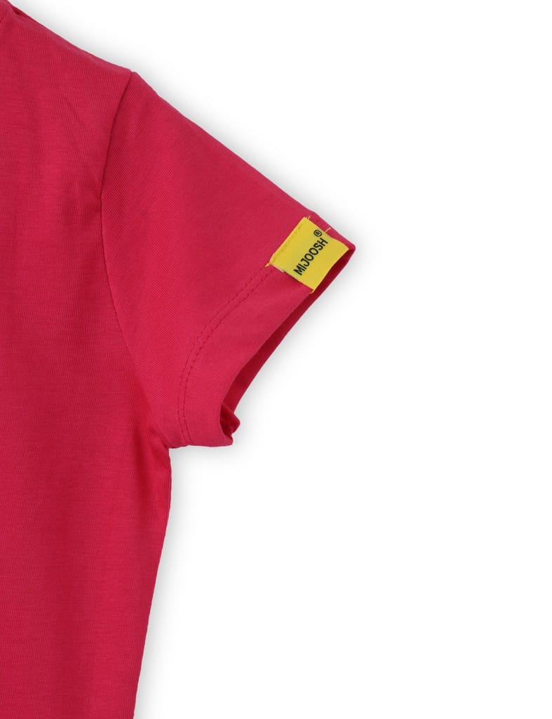 Affordable Kids Girls T shirt Cotton Bright Rose Pink Love Ice Creams 2025 at ShopCircuit | ONDC