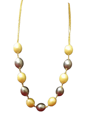 Elegant Beads Chain Necklace and Bracelet Set