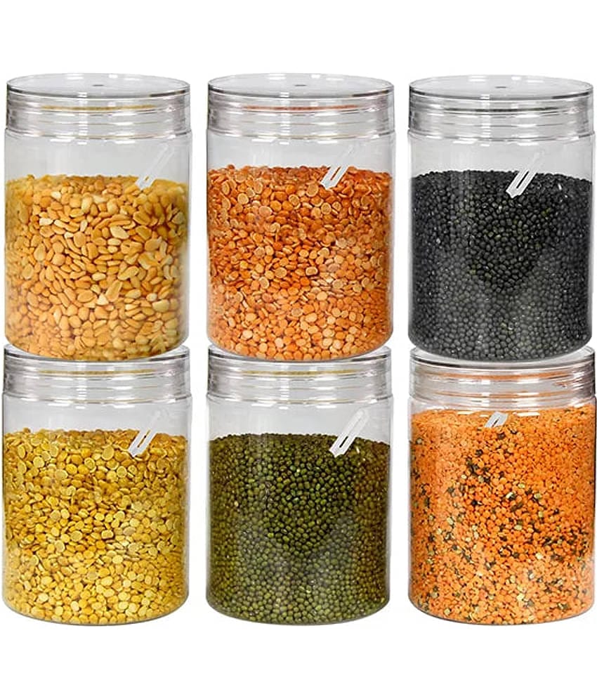 PearlPet Tiffany_1000ml PET Transparent Multi-Purpose Container ( Set of 6 )