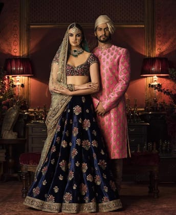 HEAVY EXCLUSIVE WEDDING WEAR LEHENGA CHOLI