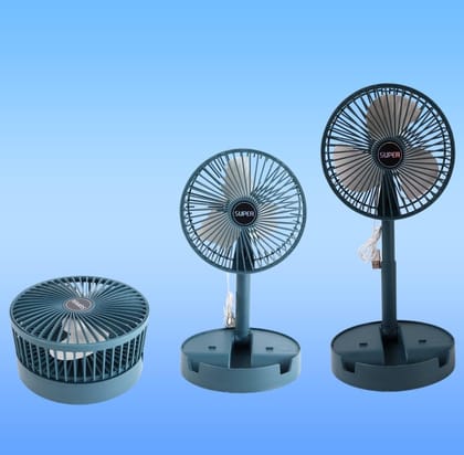 DHRUVINSRI Portable Humidifying Air Cooling Fan Display Mist Function High Speed Air Circulation Mini Cooler + Handle for Home Office Desk Personal use 1 Pc