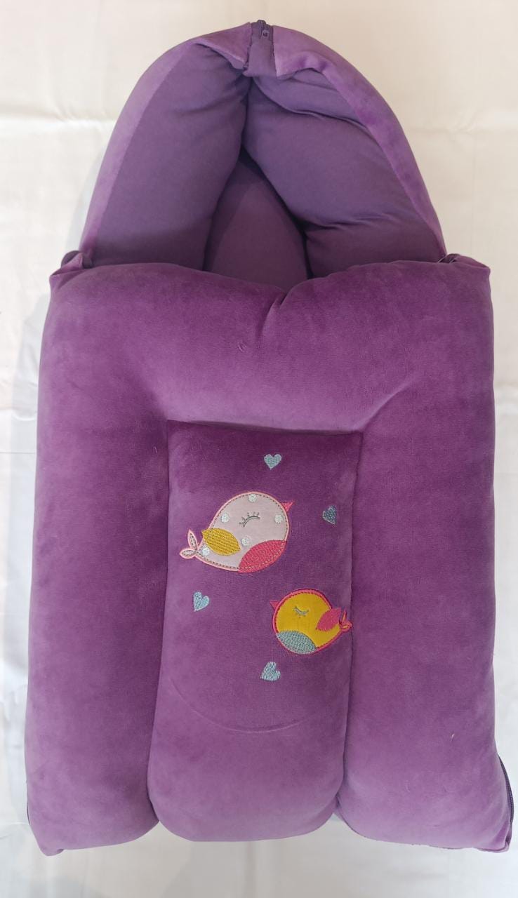 Baby Cozy Warm/Carry Nest With Sleeping Bag-SLEEPING BAG / Purple