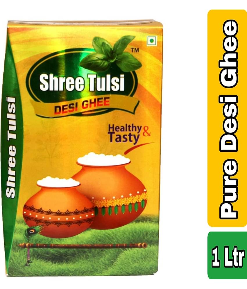 Shree Tulsi Pure Desi Ghee || Made Traditionally from Curd Ghee 1 L