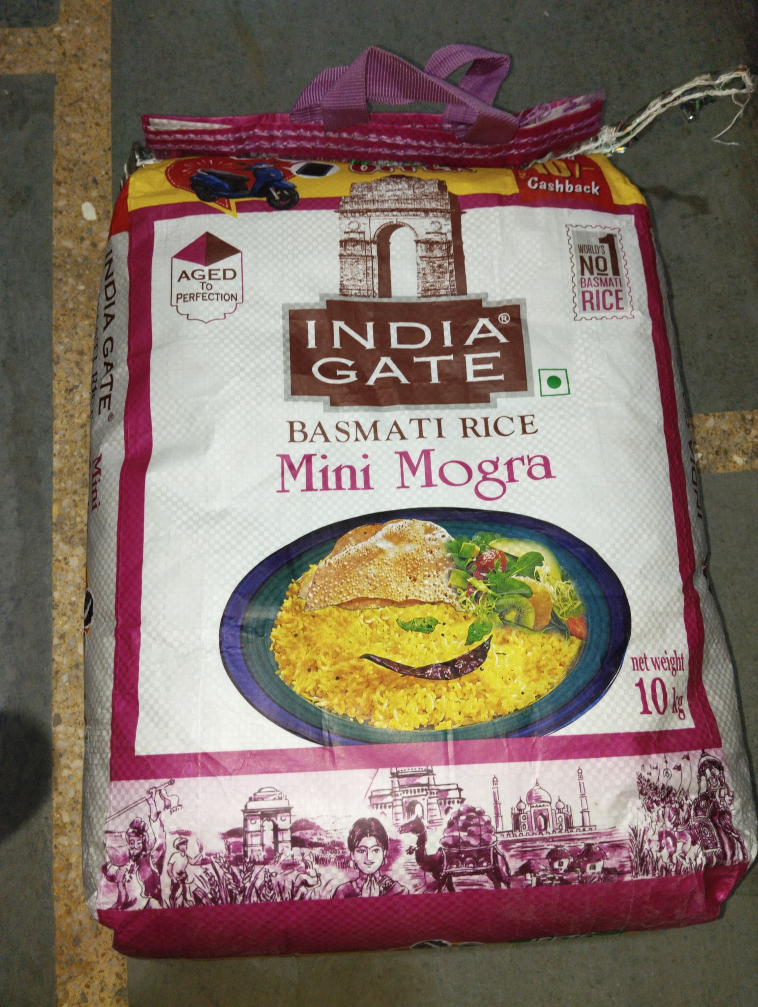 India gate Basmati rice mini Mogra 10kg