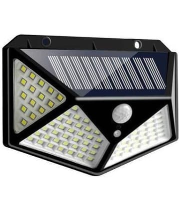 Spark World Above 50W Solar Outdoor Wall Light ( Pack of 1 )