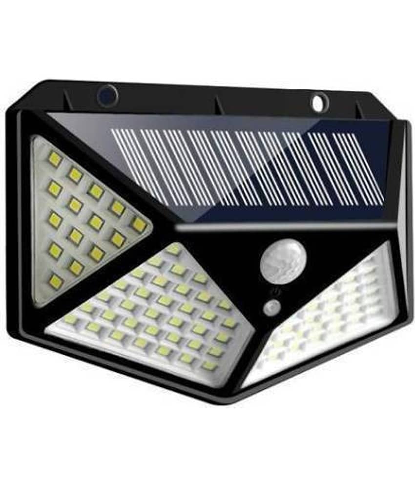 Spark World Above 50W Solar Outdoor Wall Light ( Pack of 1 )