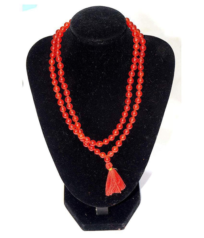RUDRA DIVINE None Red Contemporary Designer None Necklace - Red