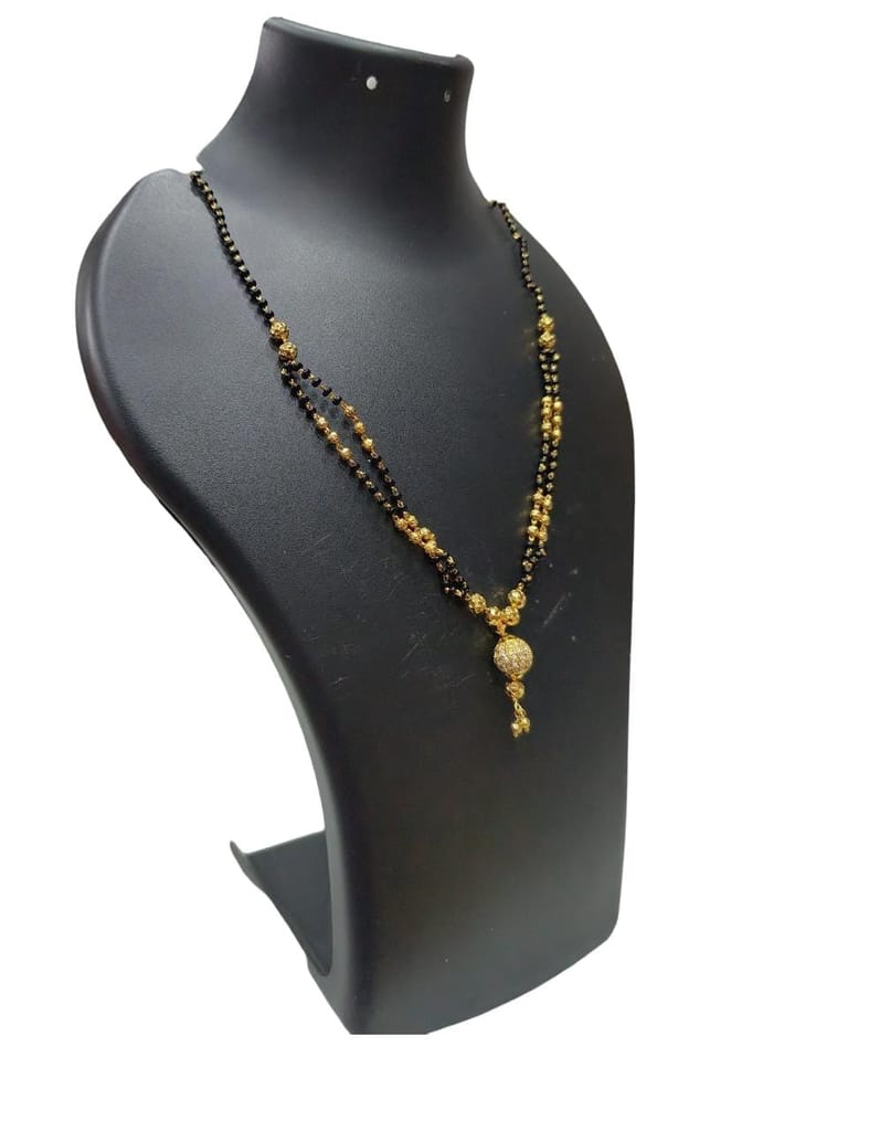 22K Gold Plated Traditional Indian Mangalsutra Necklace for Women