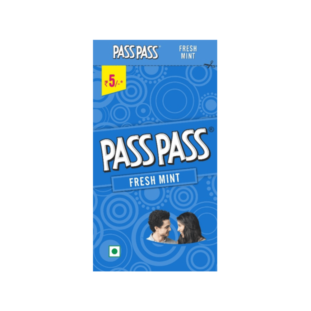 Pass Pass Zipper || Fresh Mint || Pack of 18 || 10.15 Grams Each