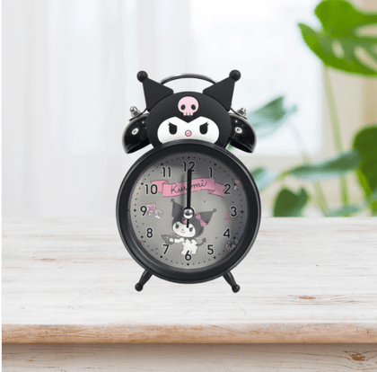 Kuromi Alarm Clock with Light | Cute Kids Bedside Clock  Kiddospedia