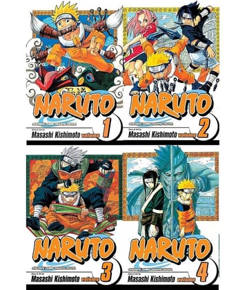 Naruto, Vol. 1 + Naruto, Vol. 2  Naruto, Vol. 3 + Naruto, Vol. 4