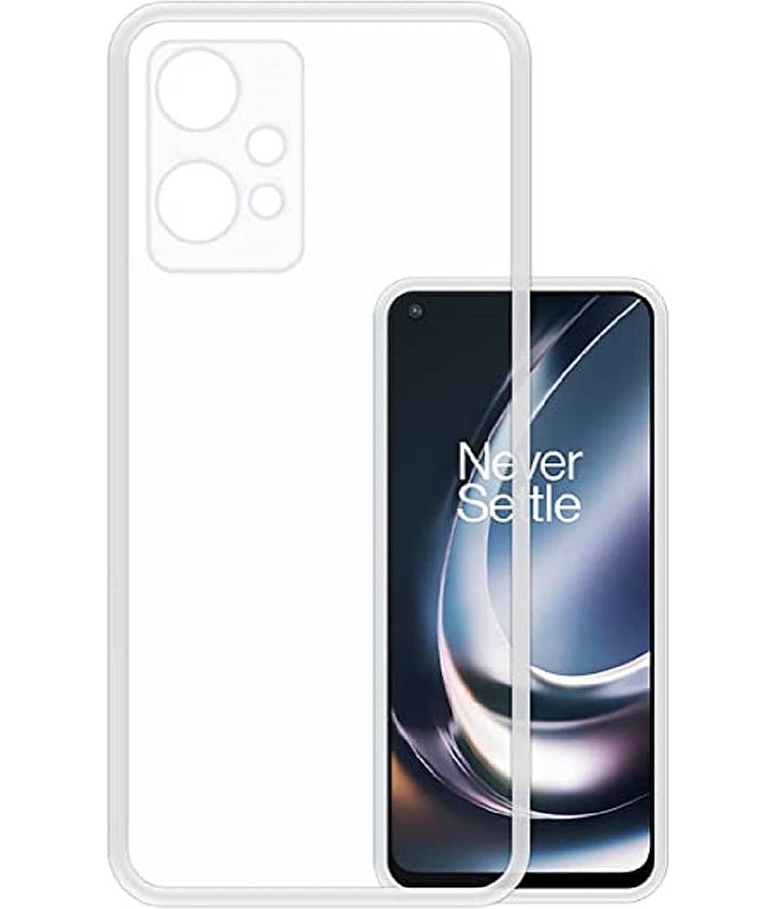 Case Vault Covers - Transparent Silicon Silicon Soft cases Compatible For Oneplus Nord Ce 2 Lite 5G ( Pack of 1 )