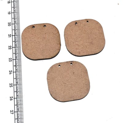 MDF Base use for jewellery making. (30 MM), WERR-014-1 Packet of 100 Pieces / 30 MM
