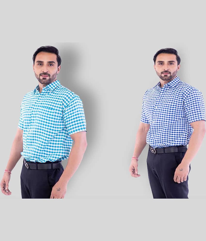 DESHBANDHU DBK - Multicolor Cotton Regular Fit Men's Casual Shirt ( Pack of 2 )