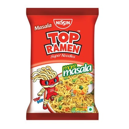 Top Ramen Super Noodles - Masala, 35 gm