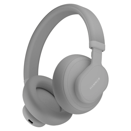 Hammer Bash Max Over The Ear Wireless Bluetooth Headphones With Mic - B Grey / Bash Max + Pulse 3 Black