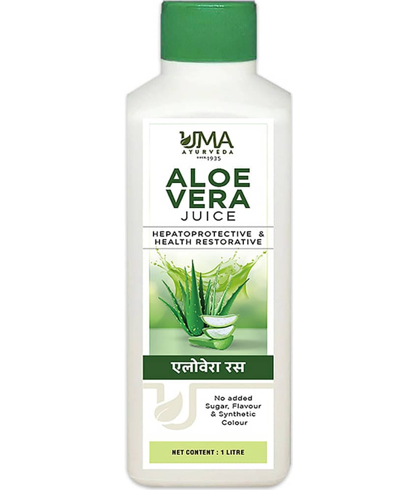 Uma Ayurveda Aloevera 1000 ml Useful in Skin Care Digestive Health, Immunity
