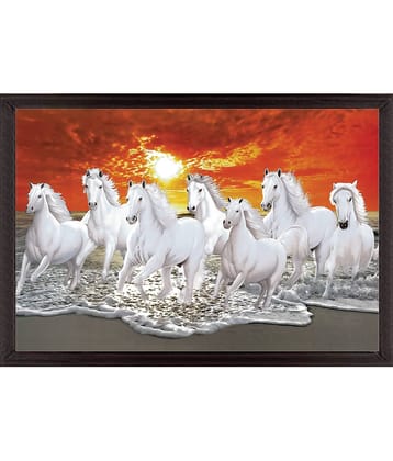 Indianara - Abstract Painting With Frame