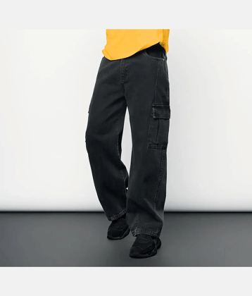 RAGZO Relaxed Basic Men's Jeans - Black ( Pack of 1 )