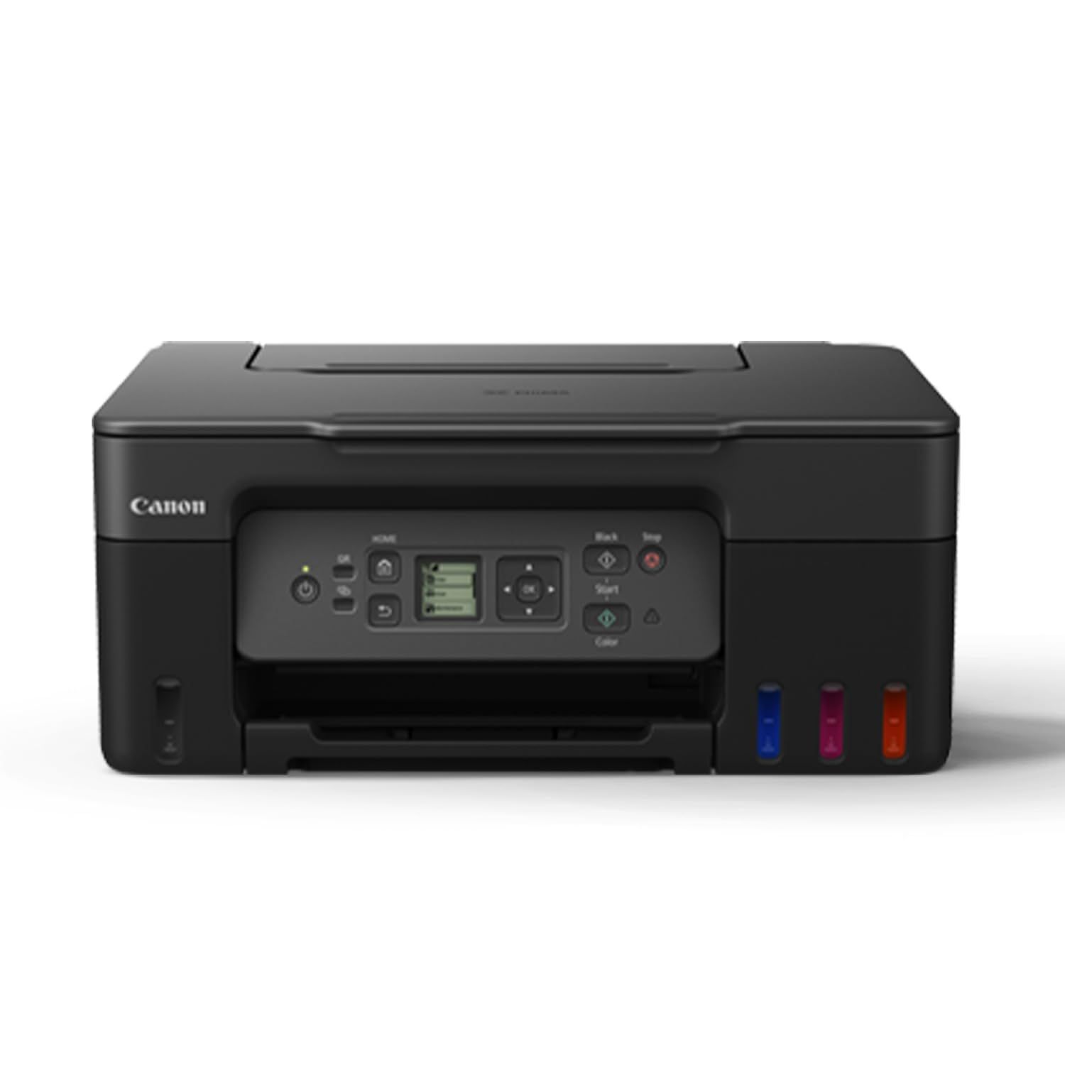 Canon G3770 Pixma MegaTank All-in-one WiFi Inktank Colour Printer for Home & Office, Display Screen, Refillable Ink Tank, Borderless Printing- Black