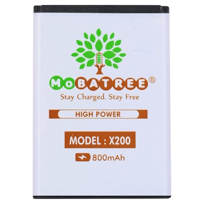 Mobatree Orignal Mobile Battery for Samsung X200 , 800mAh (6 months Guarantee)