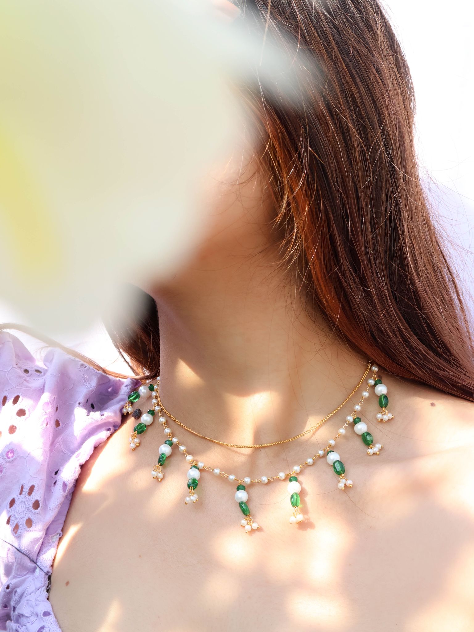 Zinaida Green Necklace-Green