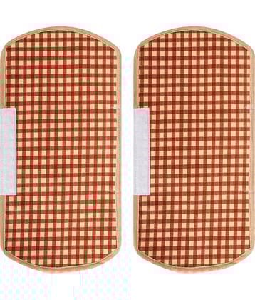 E-Retailer Set of 2 Polyester Pink Fridge Handle Cover