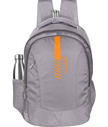 FLYSACK Silver PU Backpack ( 40 Ltrs )