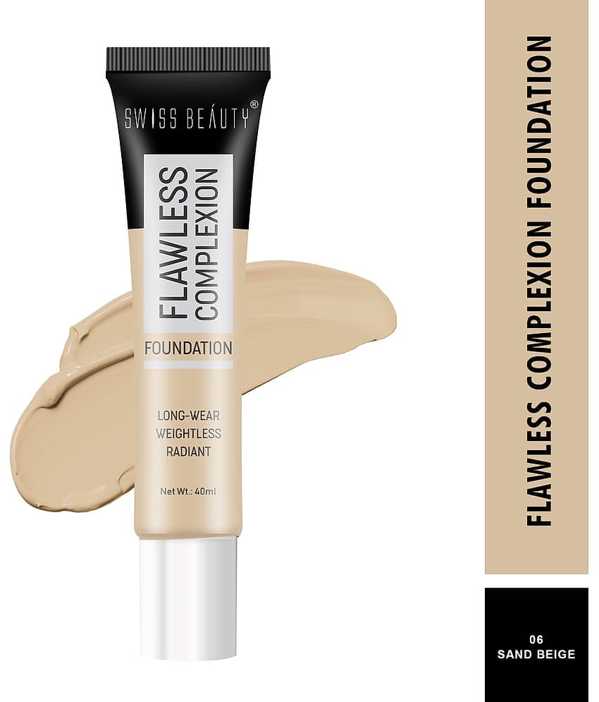 Swiss Beauty Flawless Complexion Foundation Cream Foundation Tan 40 g
