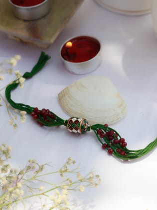 Nimansh Multicolored Rakhi-Multicolored